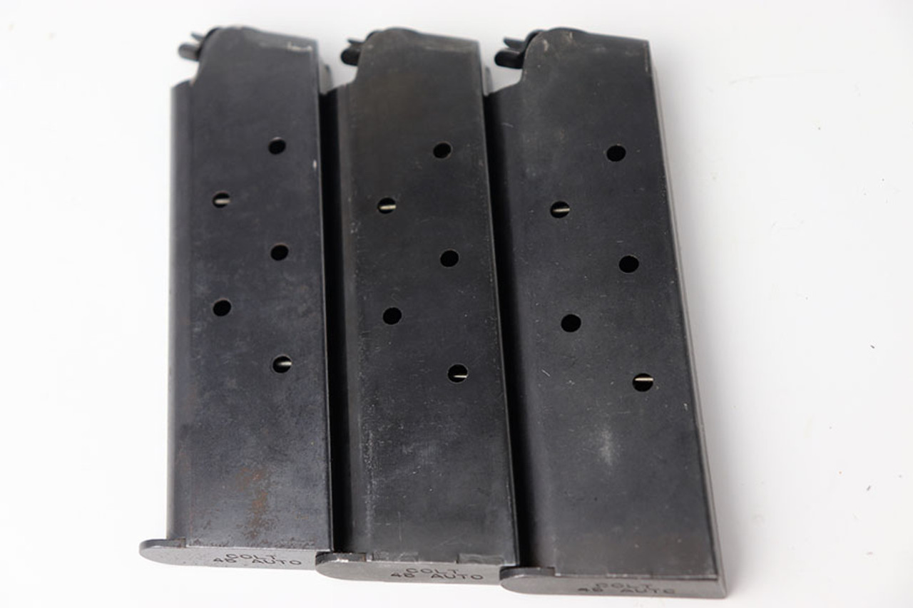 SOLD - Three Post-War Colt 1911 Magazines