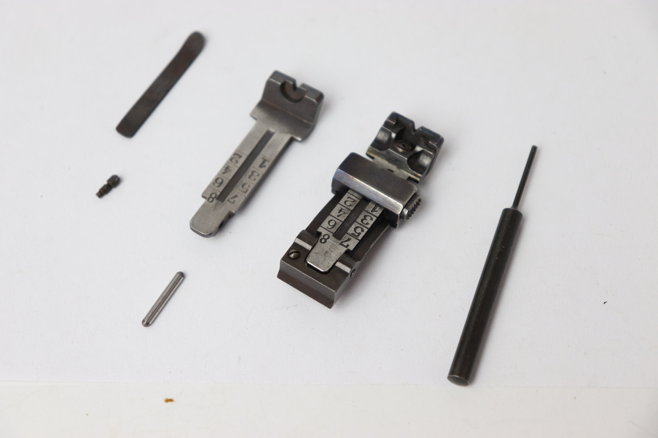 SOLD - WWI German Luger LP.08 Artillery Fine-Tune Rear Sight Assembly