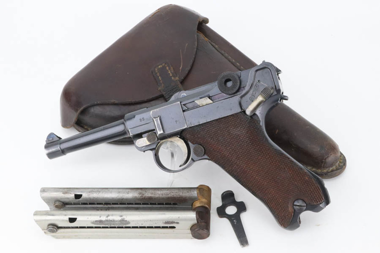 1918 DWM Luger Rig - Two Matching Magazines