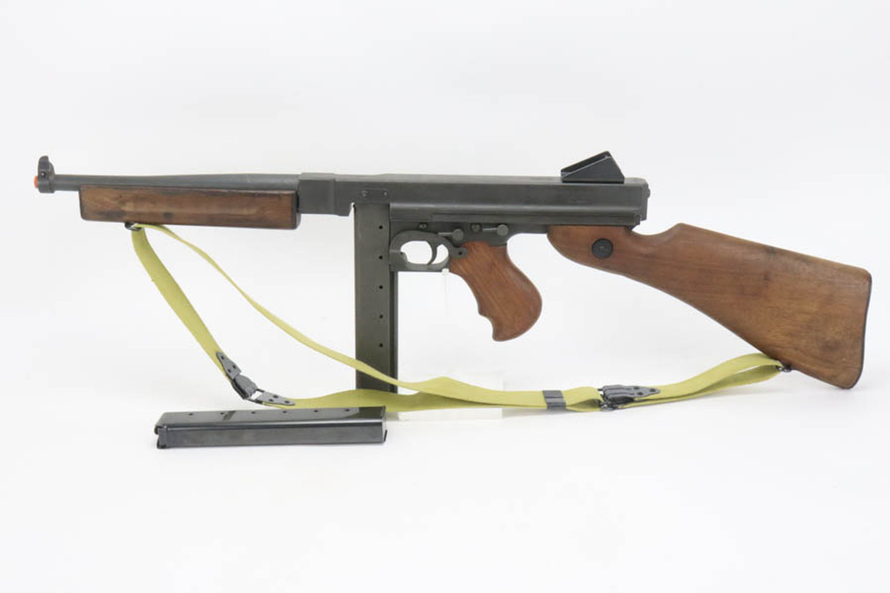 Excellent Savage M1A1 Thompson Dummy Gun w/ Movable Parts & Live Barrel