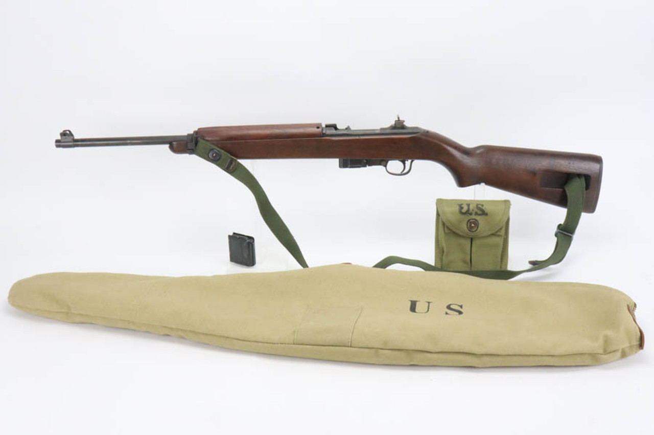SOLD - Excellent Inland M1 Carbine w/ Transit bag - 1943 mfg