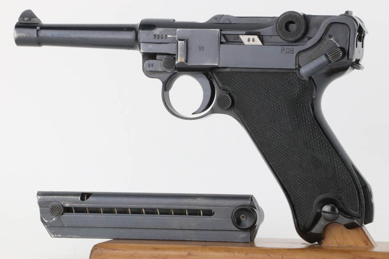 SOLD -Excellent 1941 "Black Widow" Mauser Luger - BYF 41