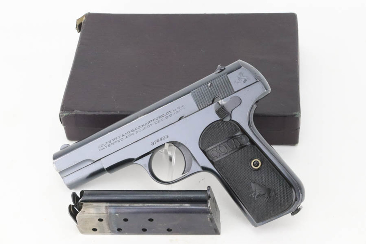 Excellent, Boxed Colt M1903 Pocket Hammerless - 1921 Mfg