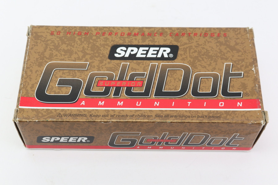 Speer GoldDot 9mm Jacketed Hollowpoint - 50 count