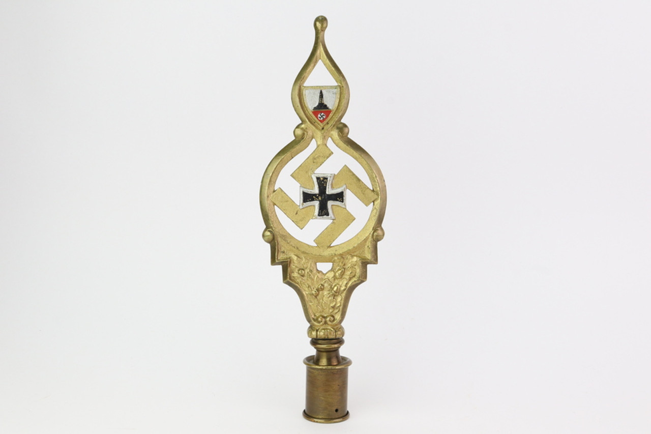 German Veterans' Organization Flag Pole Topper