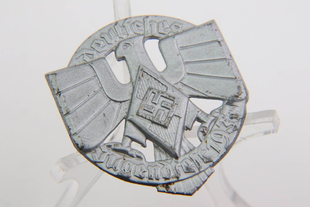 SOLD - 1937 Hitler Youth Festival Badge