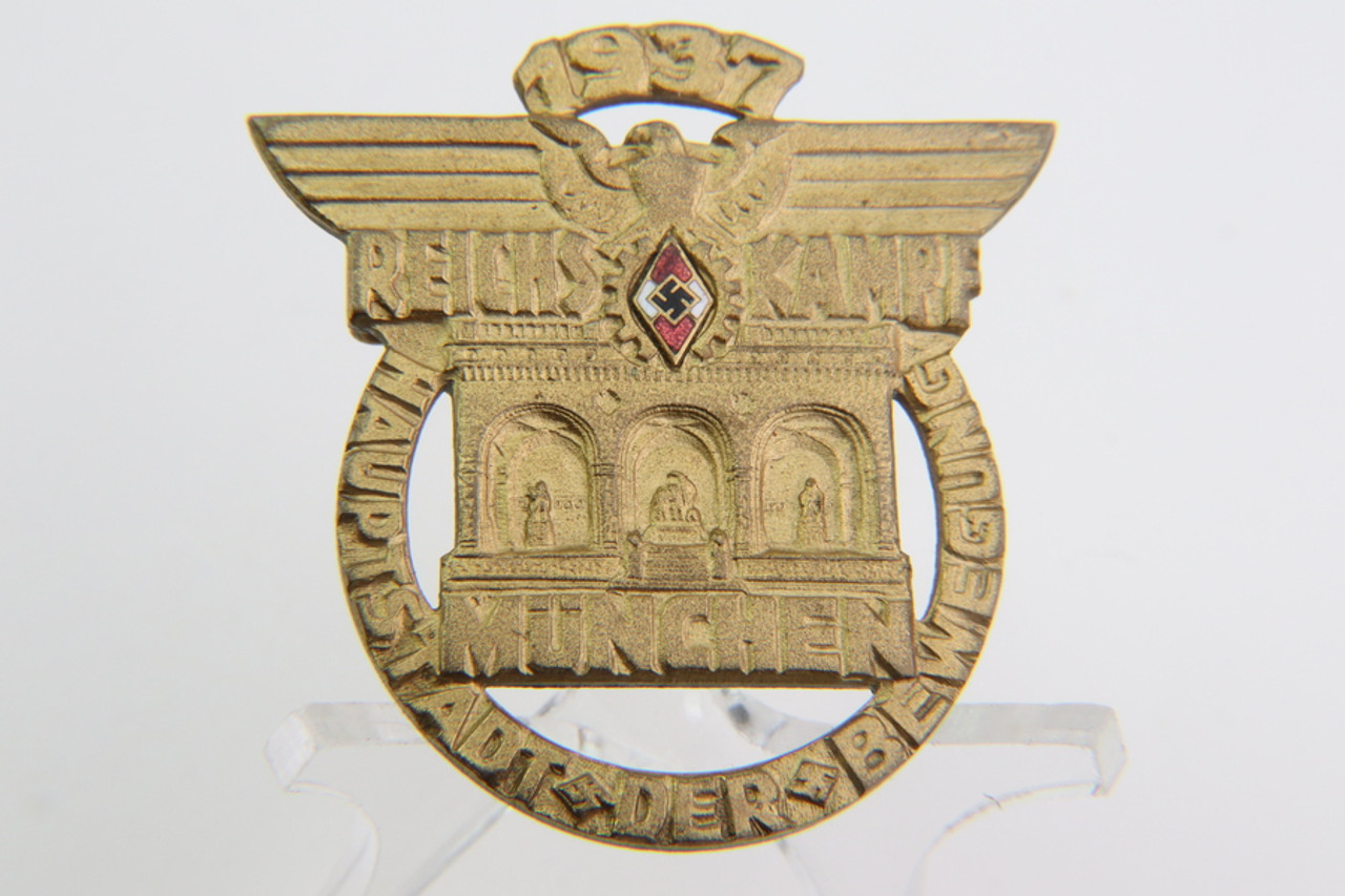 SOLD - 1937 Reichskampf Munchen Participation Badge