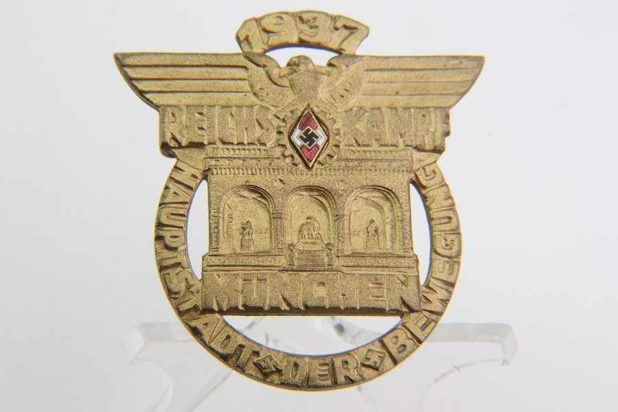 1937 Reichskampf Munchen Participation Badge - photo 1 of 5