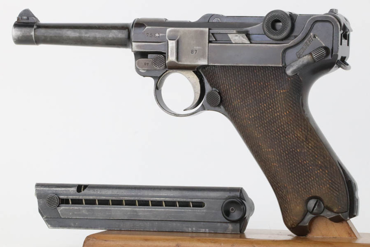1918 DWM Luger - Early Nazi HzA Rework