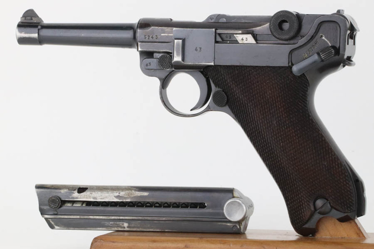 SOLD- 1939 Mauser Luger - Matching Magazine