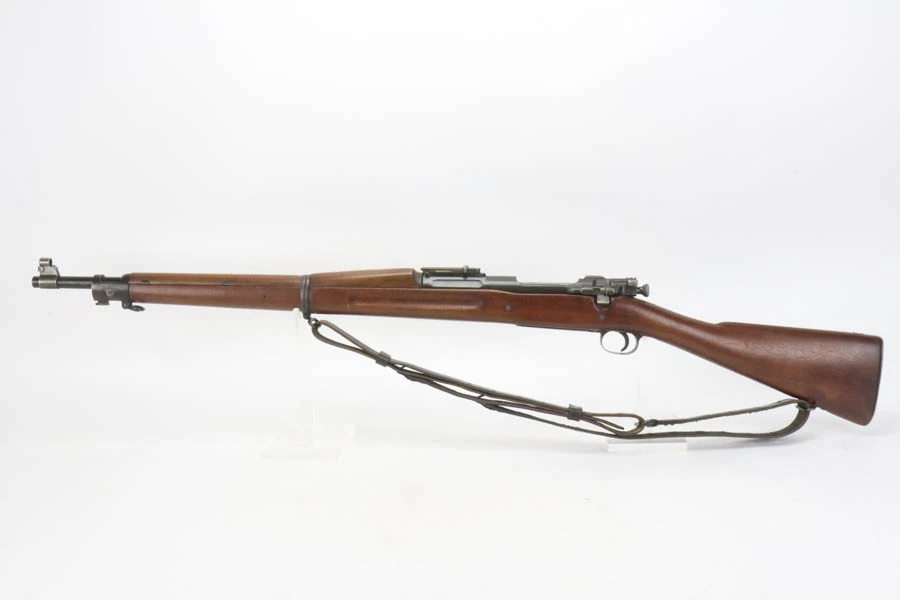 Springfield 1903 National Match rifle with Springfield Research paperwork - left side full view with sling