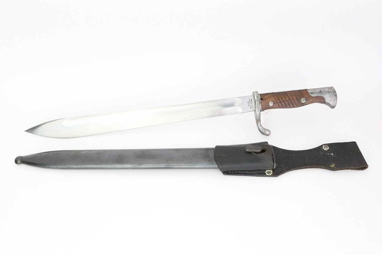 Imperial German 1898/05 Butcher Block Bayonet - Rare Maker