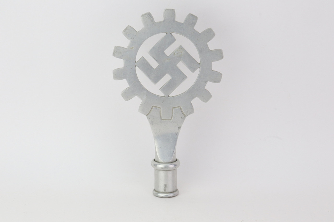 SOLD - Rare German NSDAP DAF Flag Pole Topper