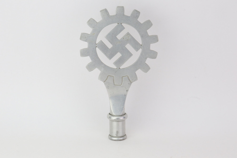 Rare German NSDAP DAF Flag Pole Topper - photo 1 of 4