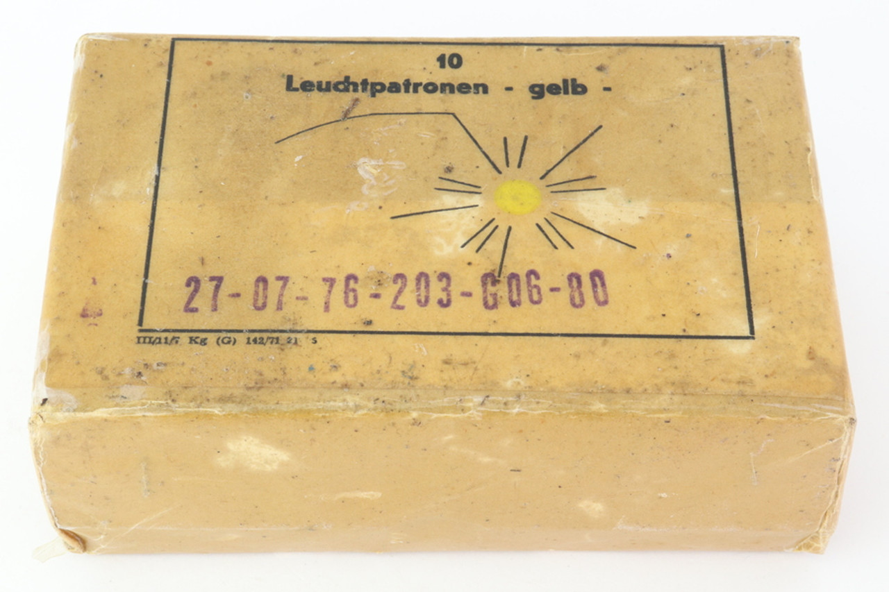 Sealed Box of German Post-War Signal Flare Cartridges