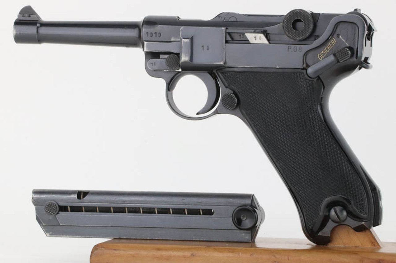 SOLD - Minty 1942 "Black Widow" Mauser Luger - BYF 42