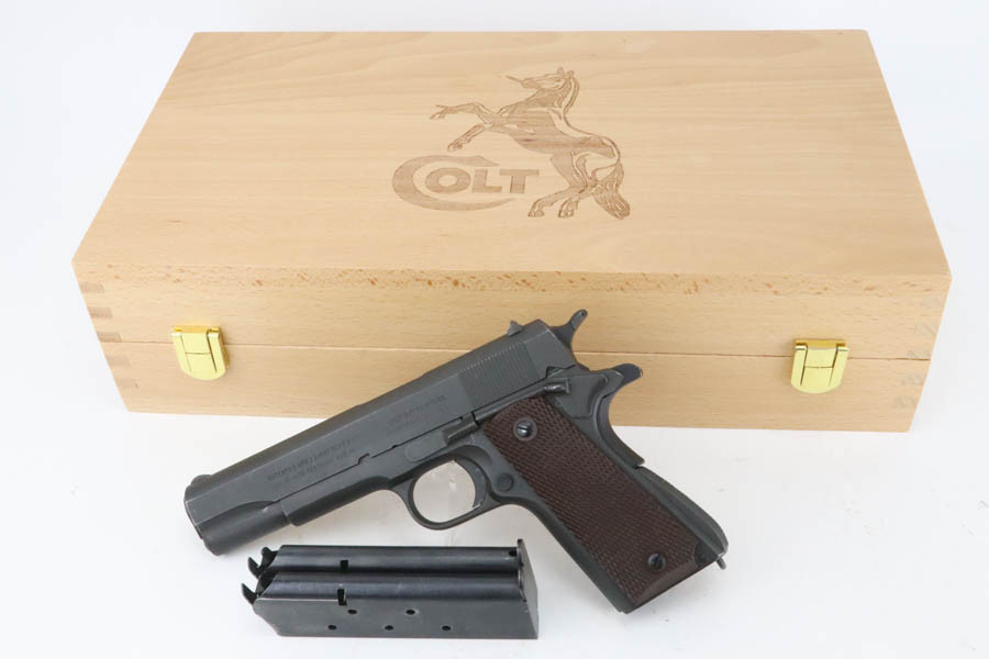 Minty, Cased Colt 1911A1 - British Lend-Lease - photo 1 of 16
