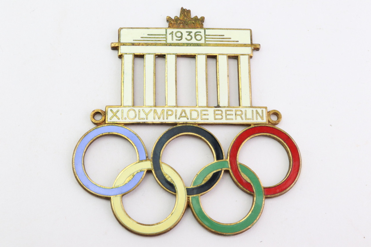 SOLD - 1936 Berlin Olympics Badge