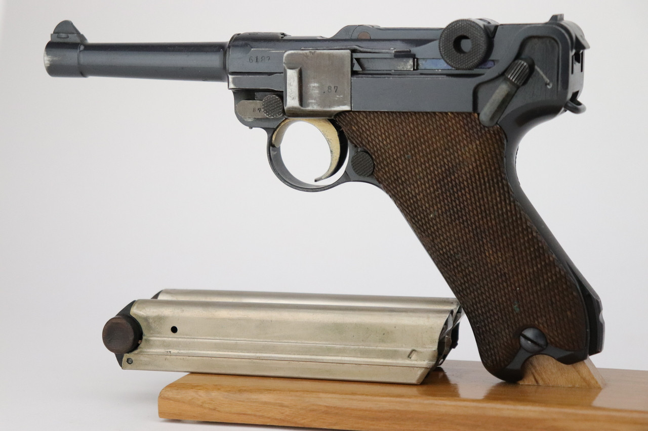 WW1 DWM Police Luger Rework - Two Matching Mags - photo 1 of 27