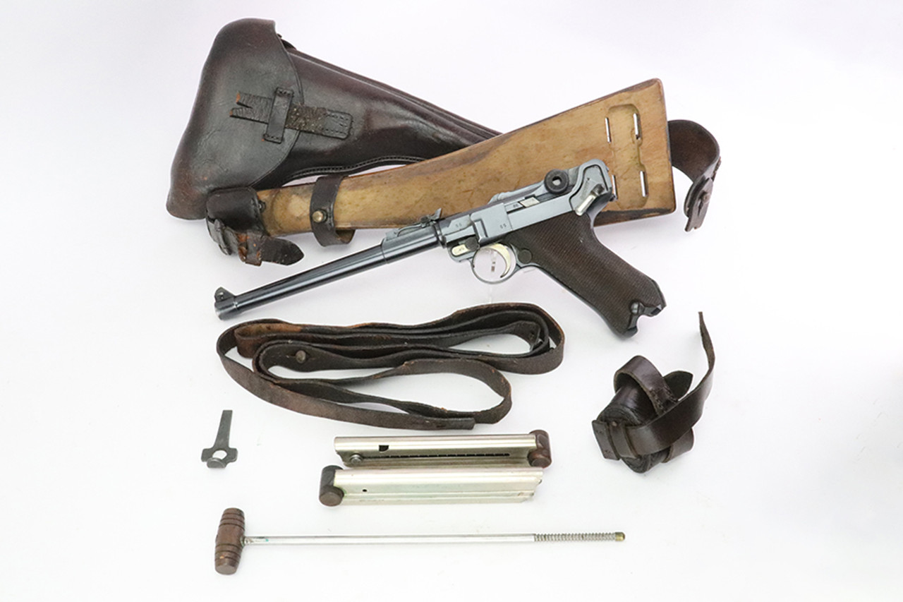 Rare, Exceptional 1914 DWM Artillery Luger Rig