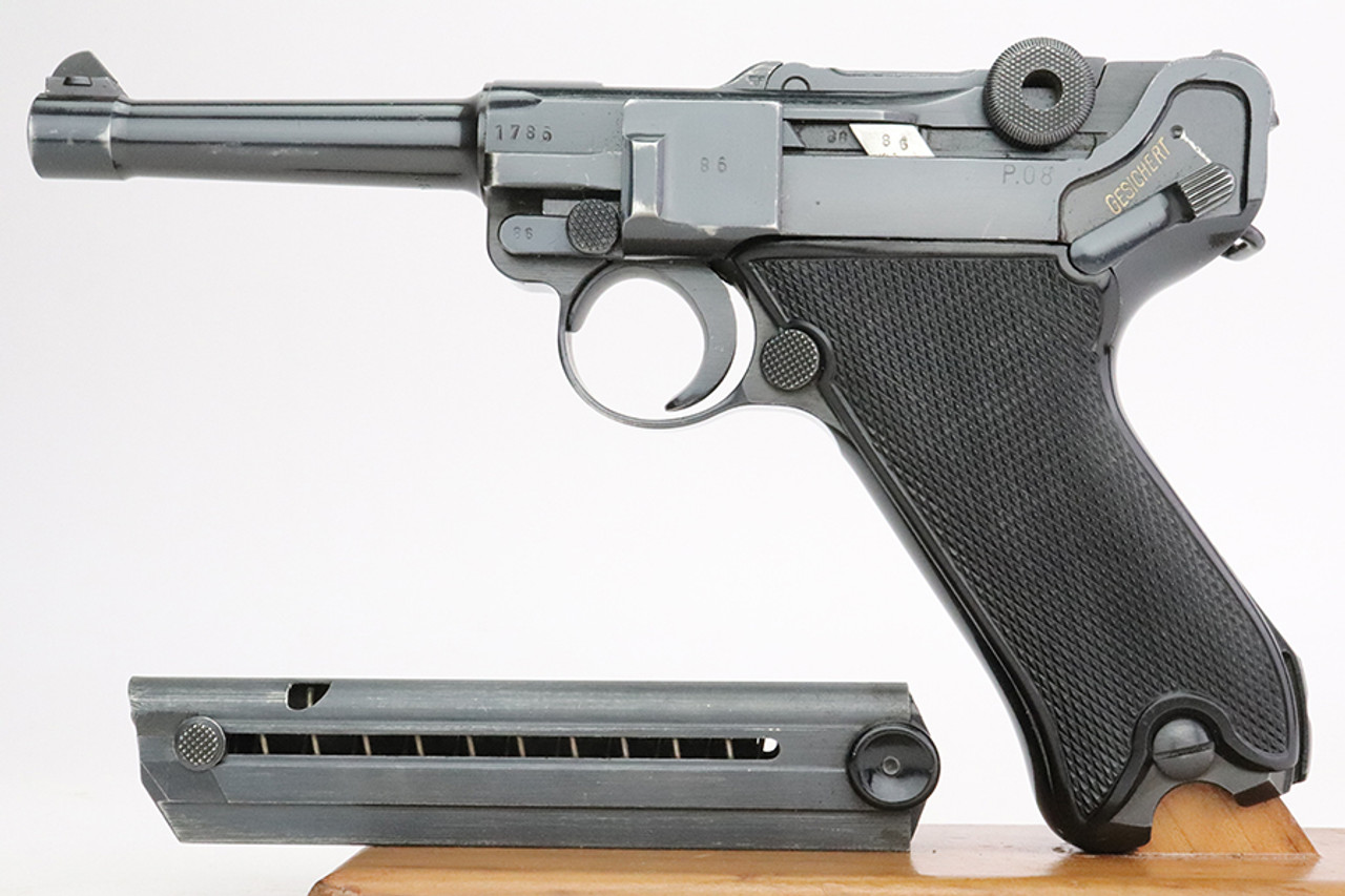 SOLD - Minty 1942 "Black Widow" Mauser Luger - BYF 42