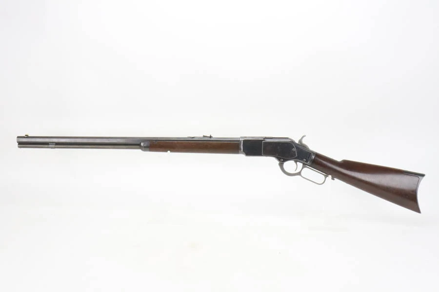 1883 Winchester Model 1873 rifle - left side full view