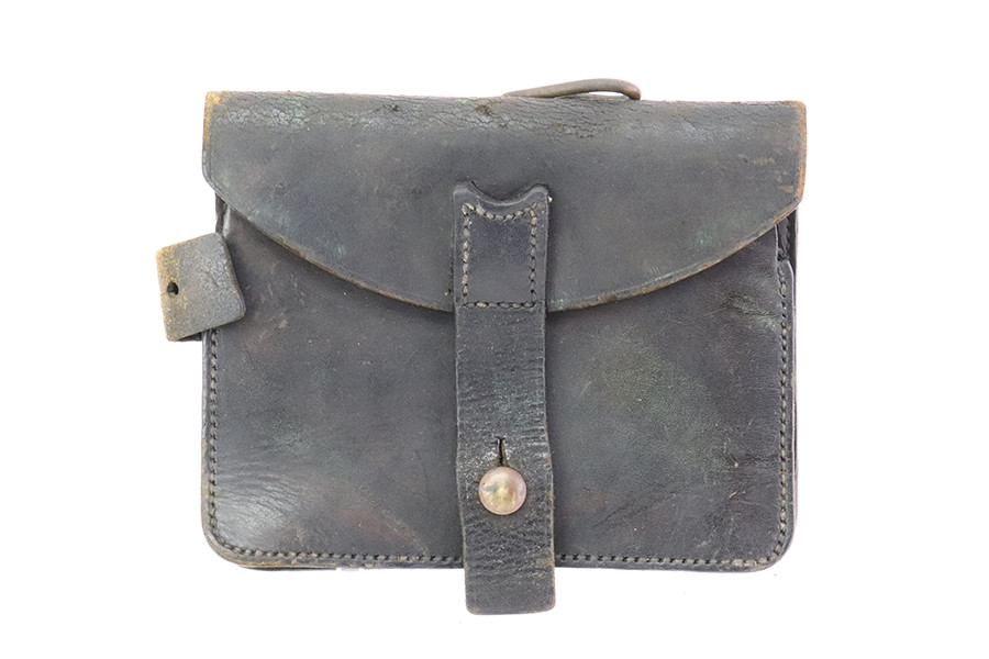 SOLD - Unmarked Leather Pouch
