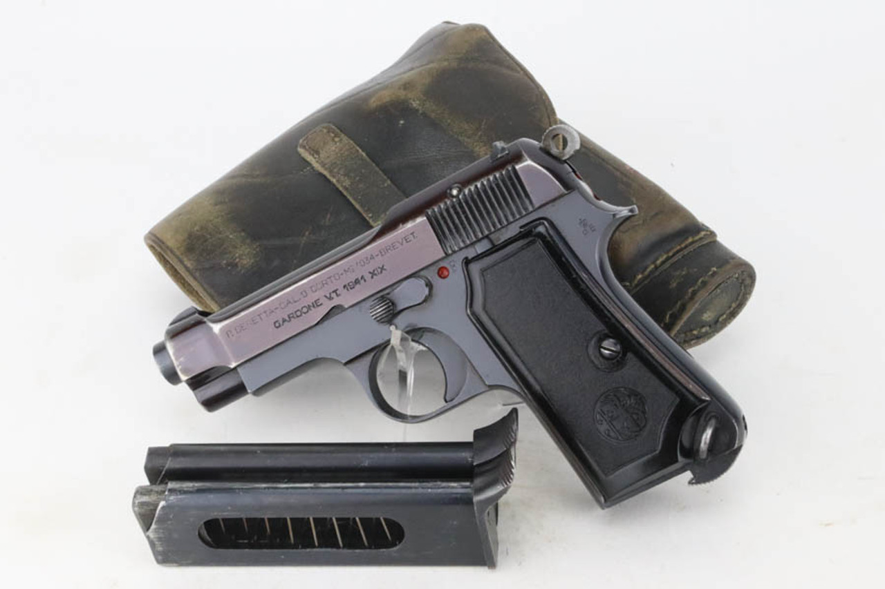 SOLD - 1941 Italian Beretta Model 1934 Rig - Plum Slide