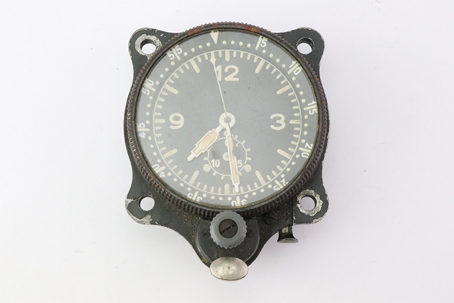 SOLD - WWII German Luftwaffe Cockpit Chronograph Clock