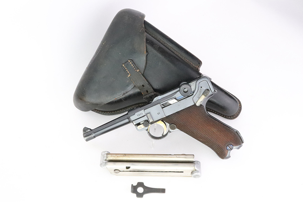 SOLD - Excellent 1936 Mauser Luger Rig - Matching Magazine (38924)