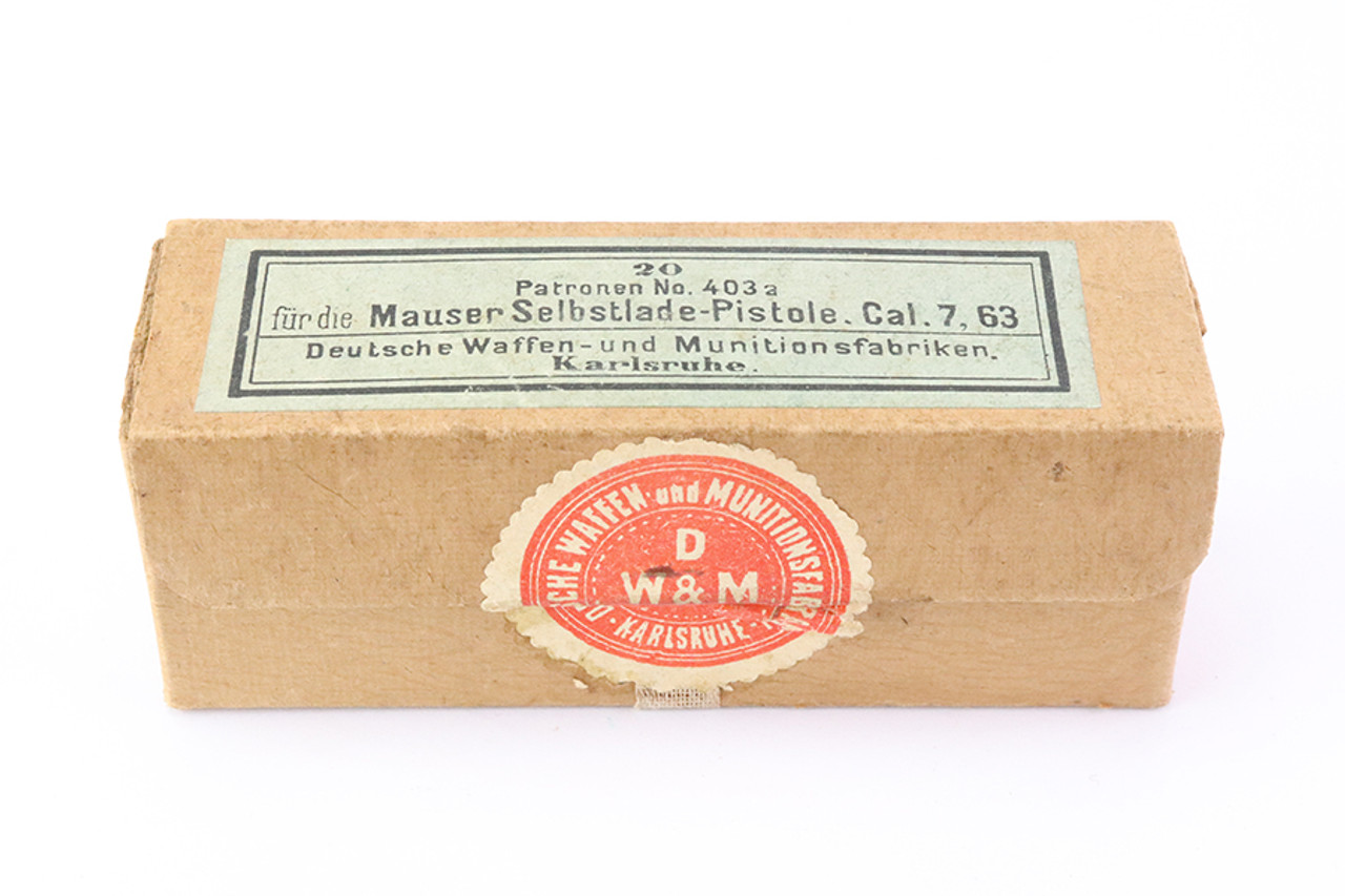 SOLD - DWM 7.63mm Mauser Ammo