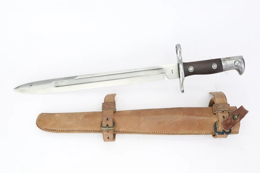 MODEL 1892 KRAG BAYONET with RARE CAVALRY SCABBARD - photo 1 of 8