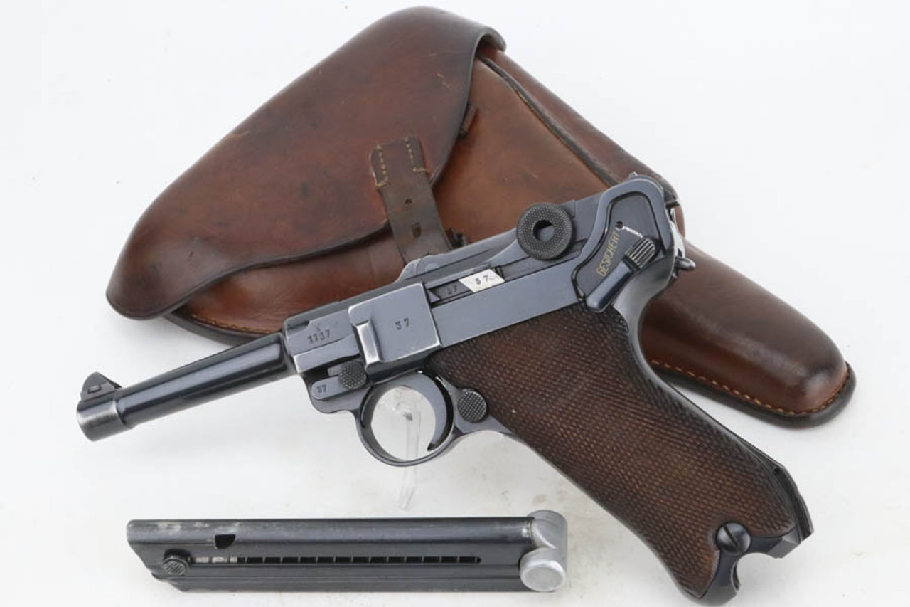 Very Rare 1940 Mauser Banner Luger Rig - Nazi Military Divert