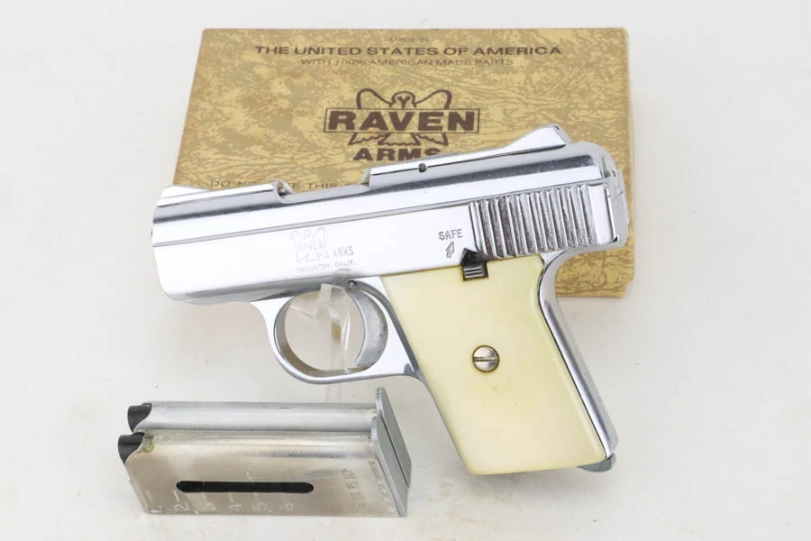Boxed Chrome Raven Arms MP-25 - .25 ACP - photo 1 of 15