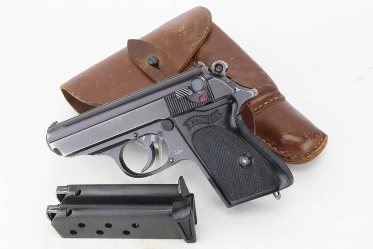 Rare, Later-War Waffen Walther PPK - Black Grip
