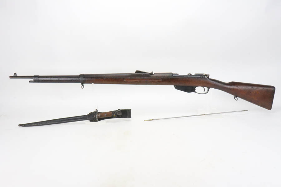 Nice Dutch Contract Steyr Model 1895 Mannlicher w/ Bayonet - 1897 mfg - photo 1 of 37