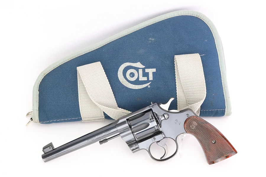 Excellent 1950 Colt Officers Model Target Revolver - .38 - photo 1 of 13