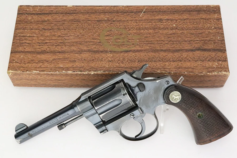 Boxed 1939 Colt Police Positive Revolver - .38 Special - photo 1 of 15