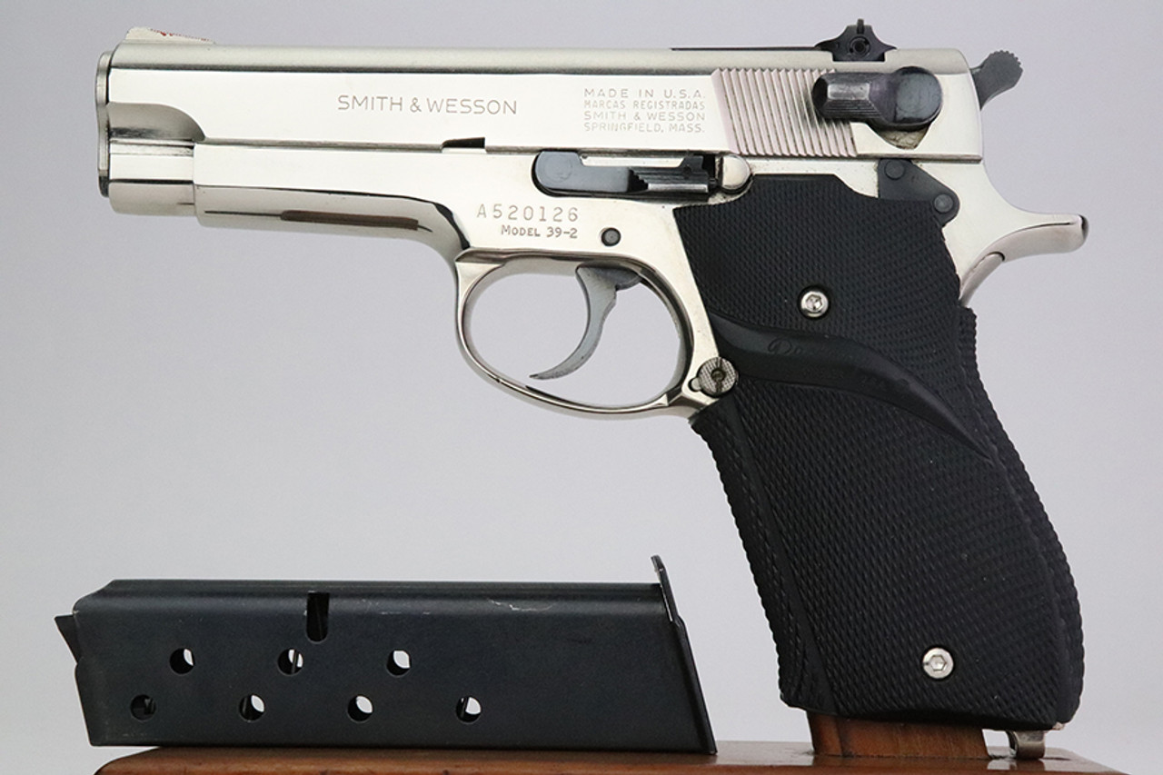 Nickeled Smith & Wesson Model 39-2