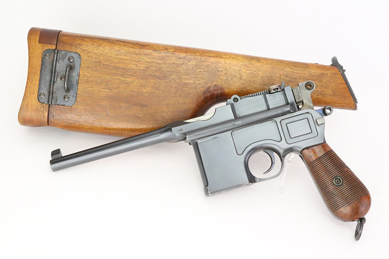 Excellent Commercial Mauser C96 Broomhandle Rig - Matching Stock