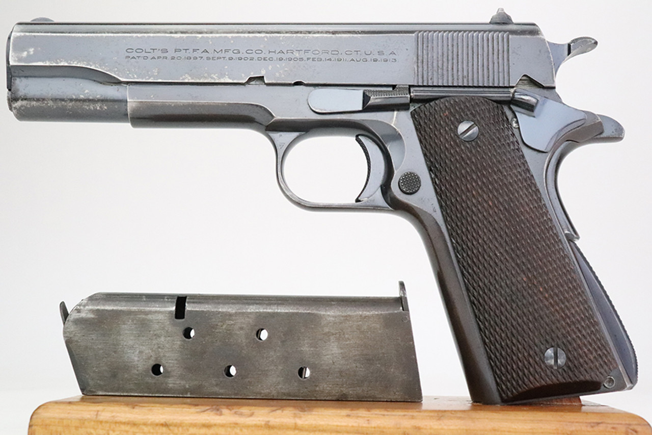 Historic 1939 Colt National Match - USS Augusta Provenance