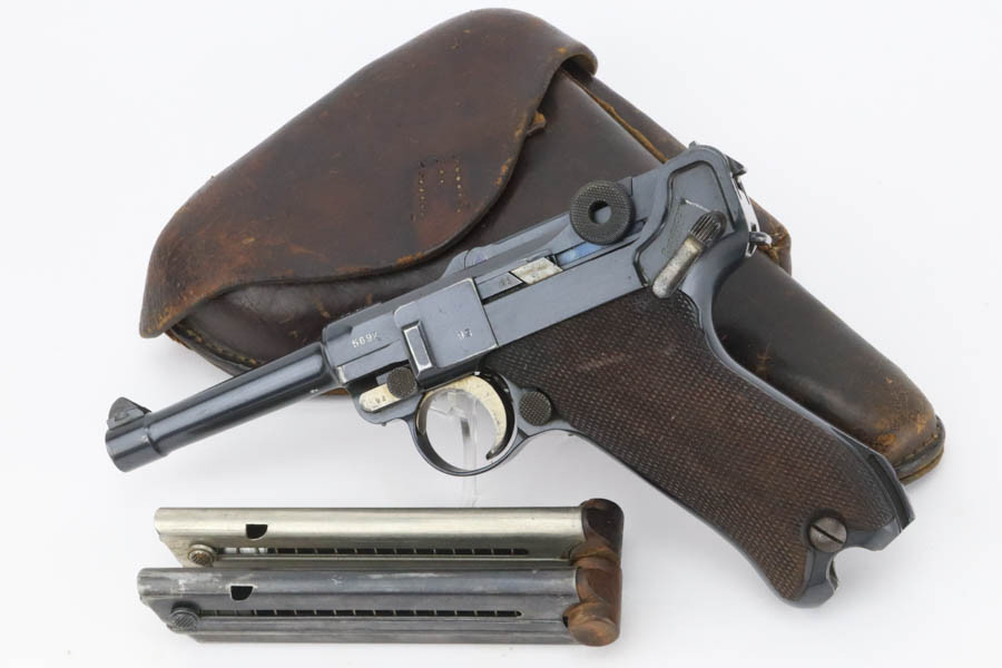SOLD - Excellent Double Date 1915 DWM Luger Rig