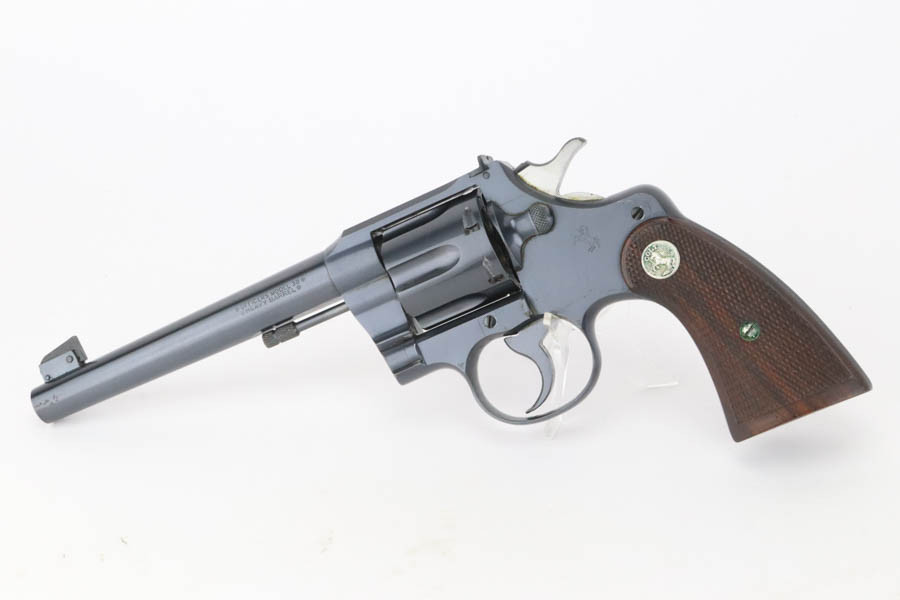 Excellent Pre-WW2 Colt Officers Target Model Revolver - Heavy Barrel - photo 1 of 9