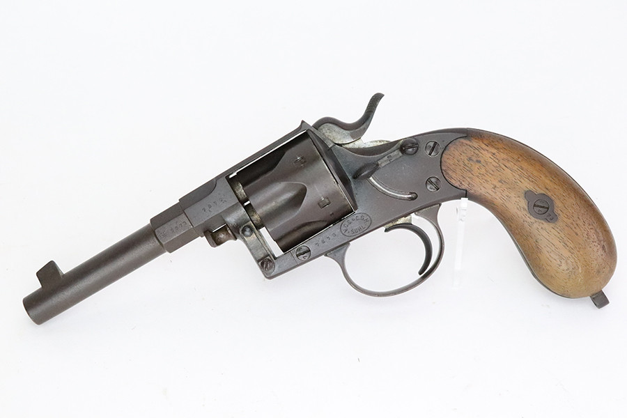 Scarce Erfurt Reichsrevolver M1883 - Unit Marked - photo 1 of 18