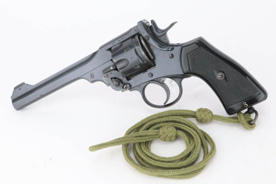 1918 Webley Mark VI Revolver - W/ .22 Cal Conversion Barrel - photo 1 of 16