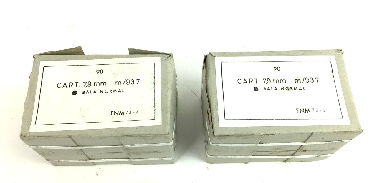 180 Rounds Portuguese Military Surplus 8mm Mauser Ammunition - photo 1 of 2
