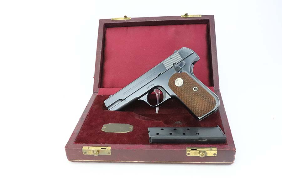 Rare, Minty, Cased Colt M1903 Pocket Hammerless - OSS Issued
