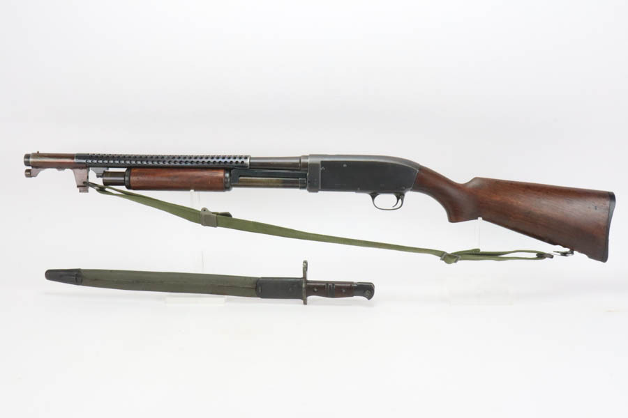 SOLD - Rare Stevens Model 620 Trench Shotgun - With Bayonet