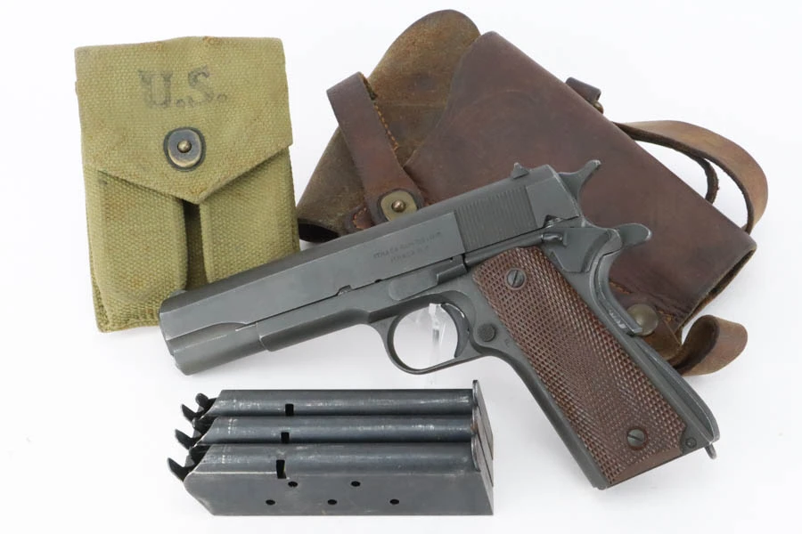 Terrific Ithaca M1911A1 Rig - 1943 Mfg - photo 1 of 20