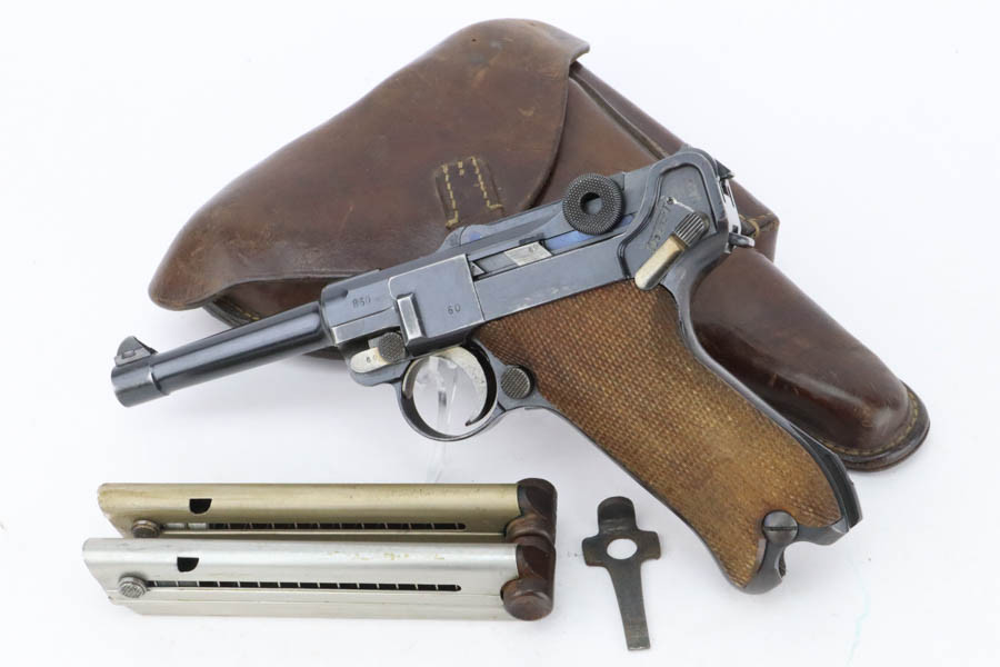 1918 DWM Luger Rig - Matching Magazine - photo 1 of 21